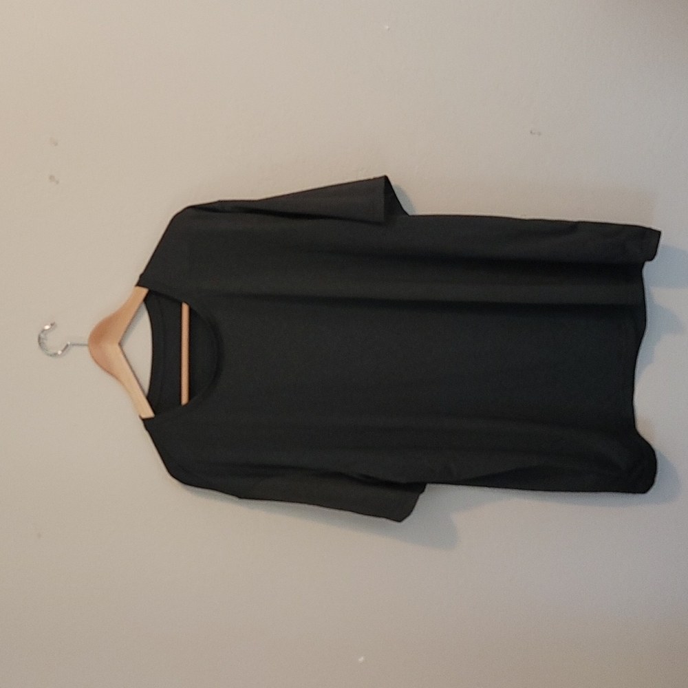 Black mesh shirt